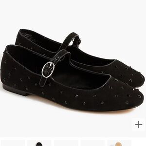J Crew Rhinestone Mary Jane flats size 7 New